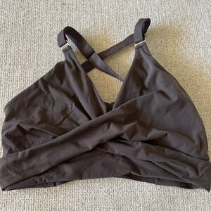 BuffBunny Dark Brown Sports Bra
